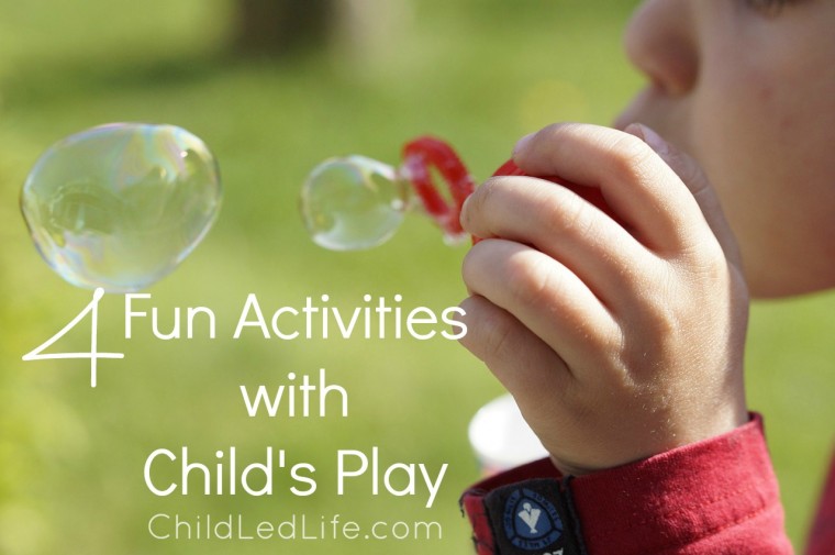 Child's Play fun Montessori activities for baby and toddler book review on ChildLedLife.com