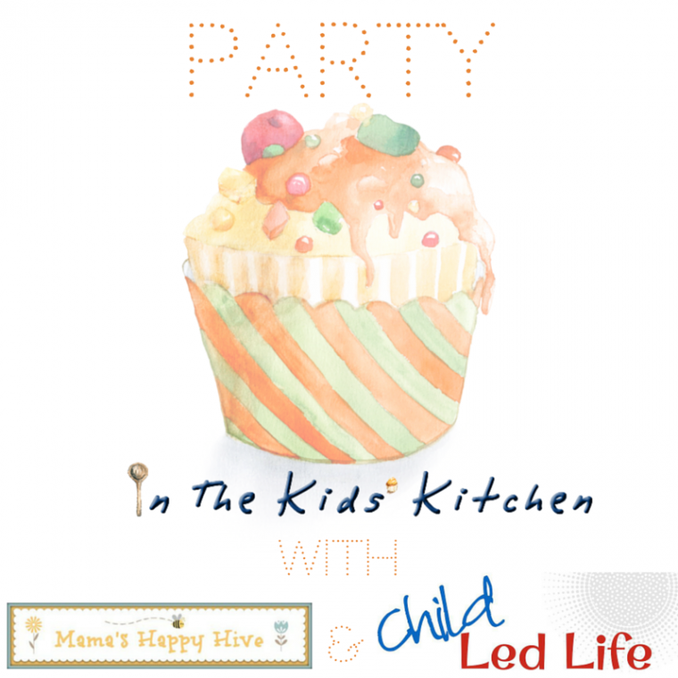 Party In The Kids' Kitchen Linky Party co-hosted with Vanessa of Mama's Happy Hive,  Jennifer of In The Kids' Kitchen and Marie of Child Led Life. Party link at ChildLedLife.com