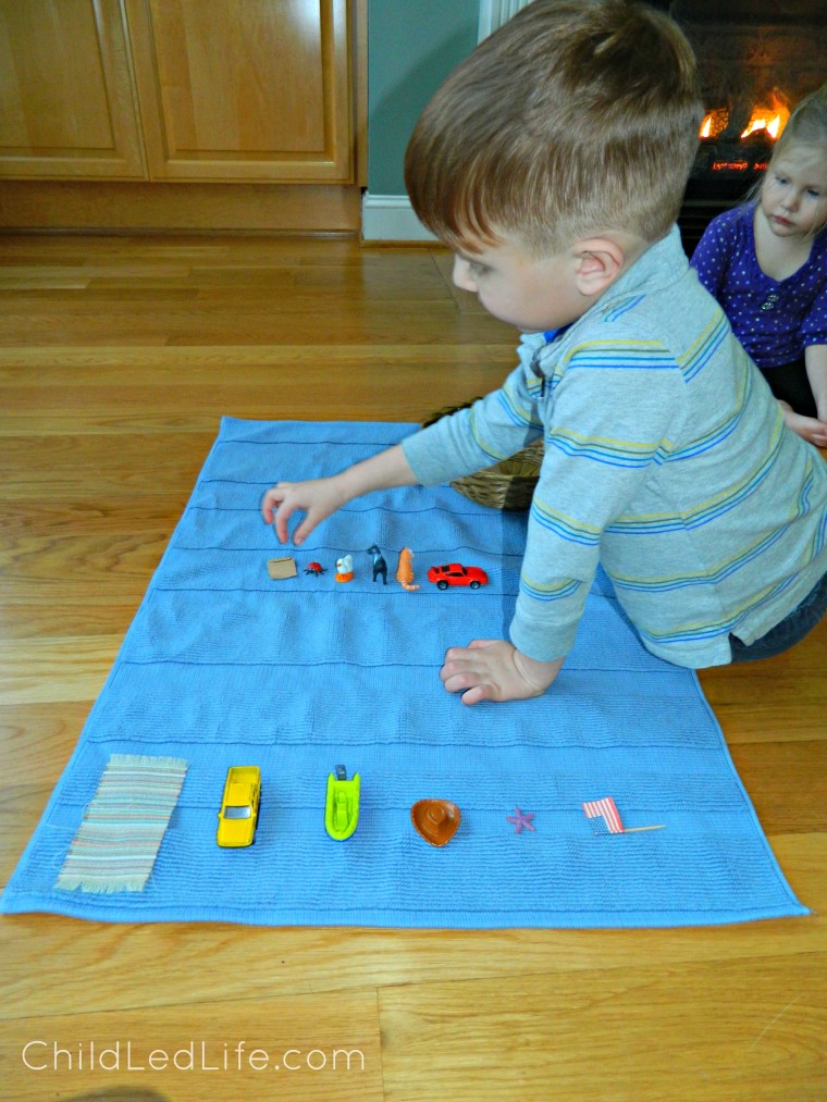 Rhyming objects is an important step in phonemic awareness. Learn more about Royal Road To Reading from Age of Montessori on ChildLedLife.com