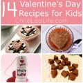 14 Valentine's Day Recipes just for the little ones in your life. Don't forget to link up your favorite kids in the kitchen posts to the Party In The Kids' Kitchen Link Up on ChildLedLife.com