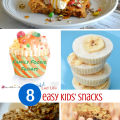 8 EASY KIDS' SNACKS! Don't miss all the great snack ideas at the Friday Family Foodie link up party on ChildLedLife.com