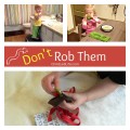 Don't Rob Them! Use Montessori in your home to build confidence. Learn more at ChildLedLife.com
