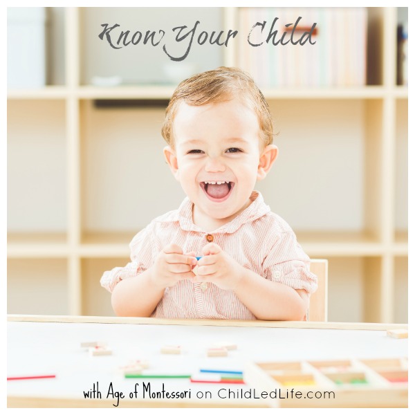 Parenting is tough! Make it a little easier by knowing your child with education about child development, Montessori method, and Montessori home setup on ChildLedLife.com