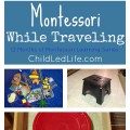 I'm going to use these next time we go on a trip! We love Montessori!